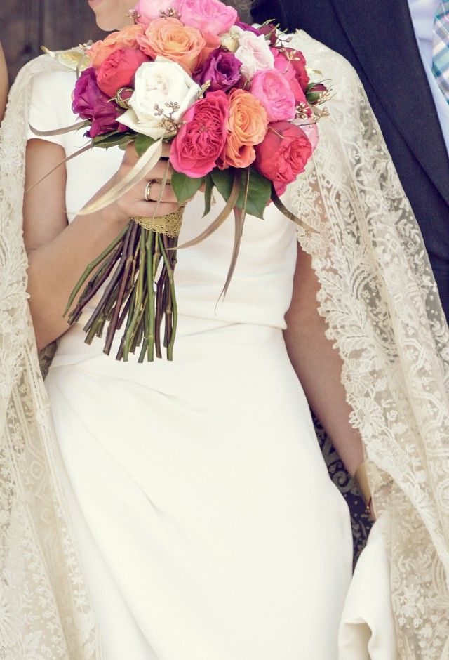 Vestidos de novia con capa Vestidos de novia con capa