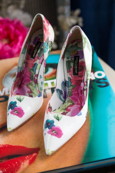 Tendencia :: Zapatos floreados para novias Tendencia :: Zapatos floreados para novias